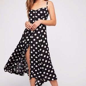 Free People Dresses - Free People The One Dot Midi Dress Free People Dresses - Free People The One Dot Midi Dress
